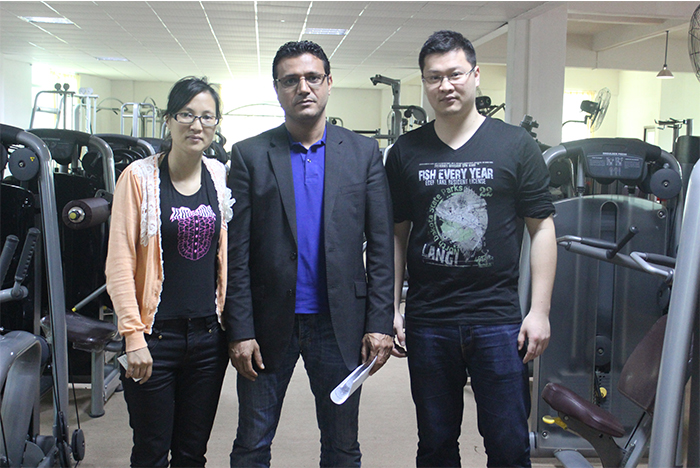 安哥拉客戶從中國(guó)進(jìn)口健身器材