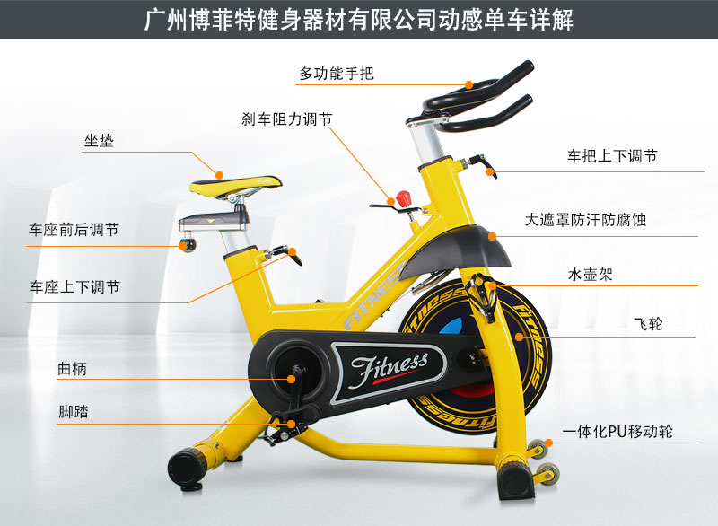 博菲特商用動(dòng)感單車(chē)